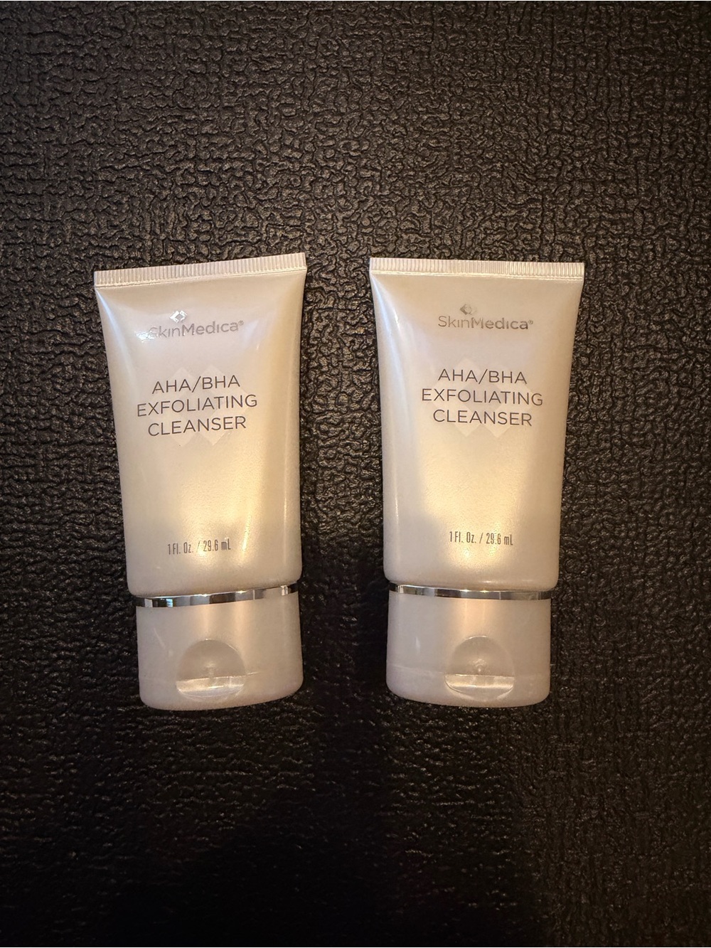 SkinMedica AHA/BHA Exfoliating Cleanser Two 1oz travel size bottles